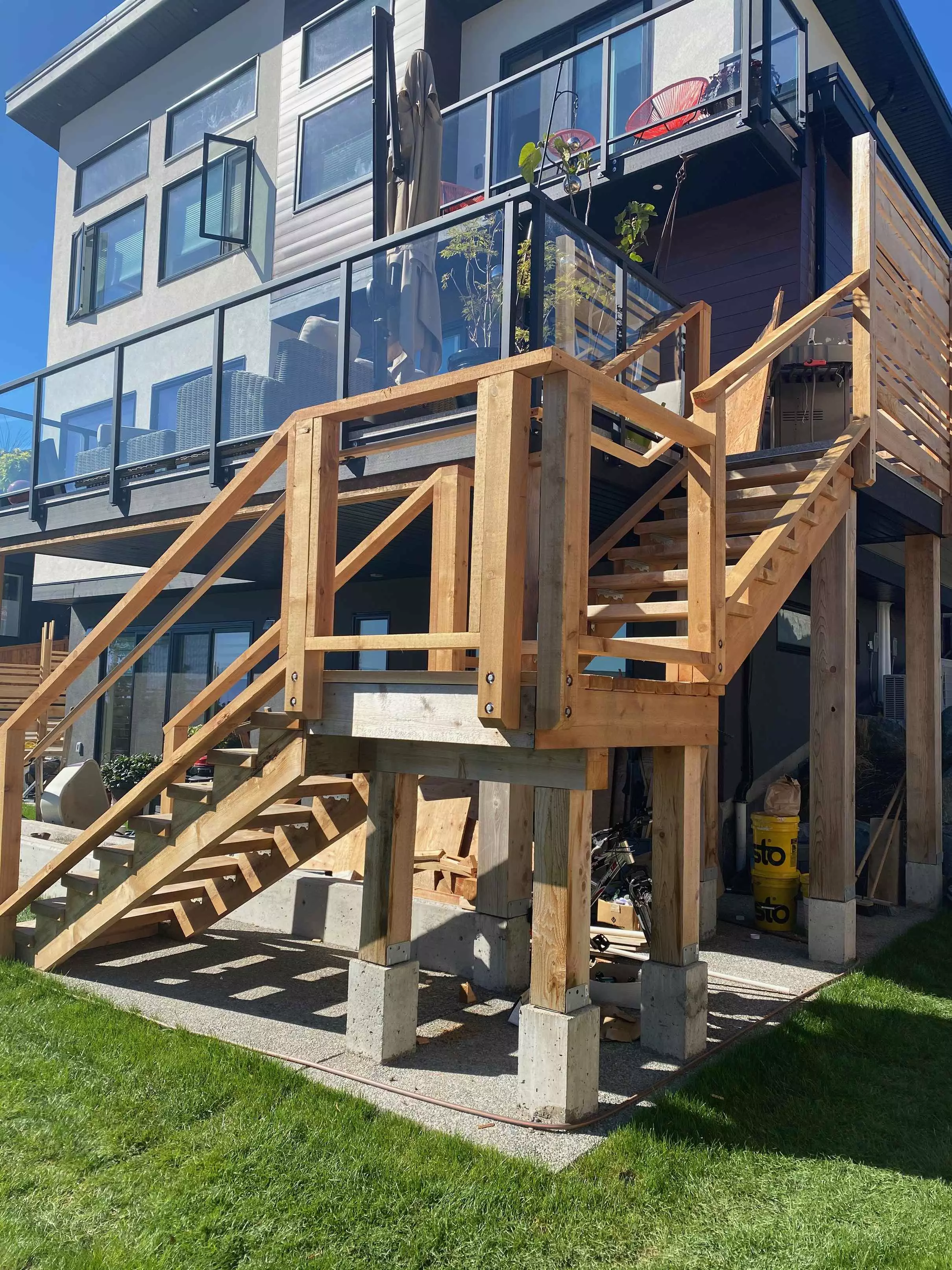 Deck stairs 3