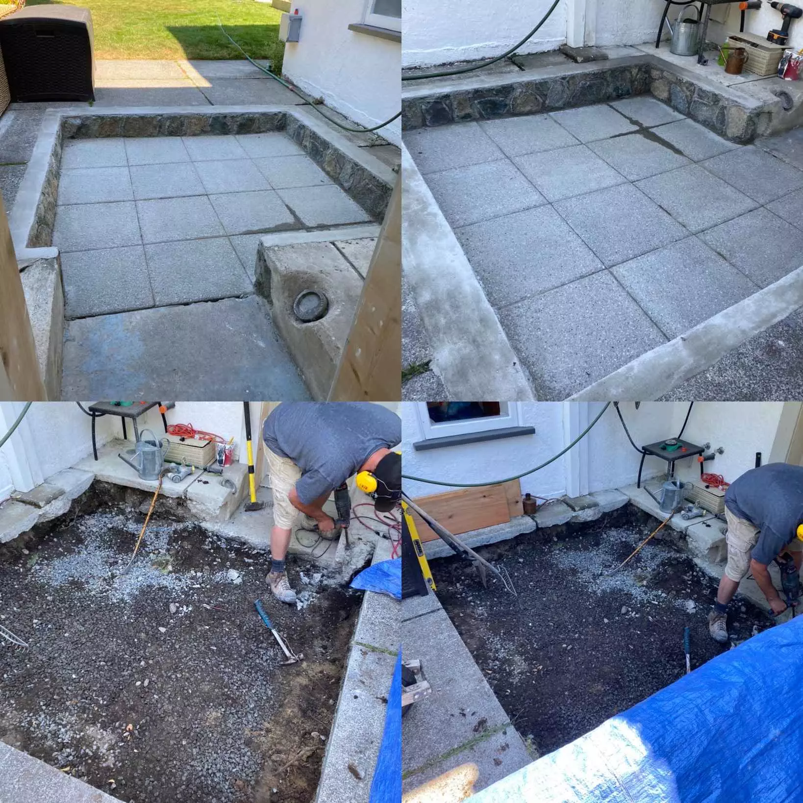 Patio collage